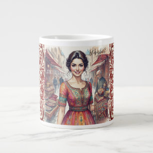 Grande Tasse Belles femmes dans Grand Bazar Turquie, Turque
