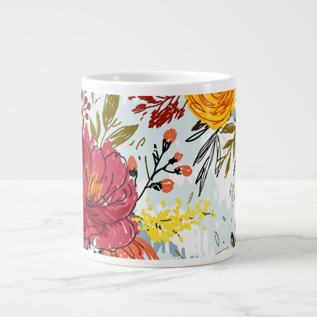 Grande Tasse Belles Roses (Devant)