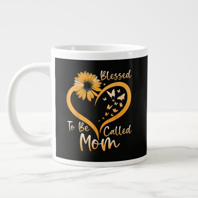 Grande Tasse Bénie d'être appelée maman (Gauche)