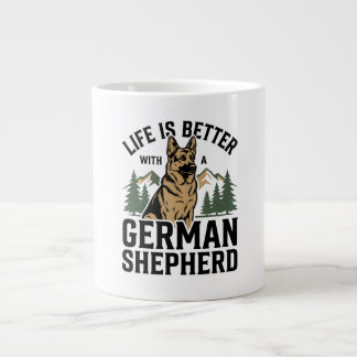 Grande Tasse Berger Allemand Crête de Montagne