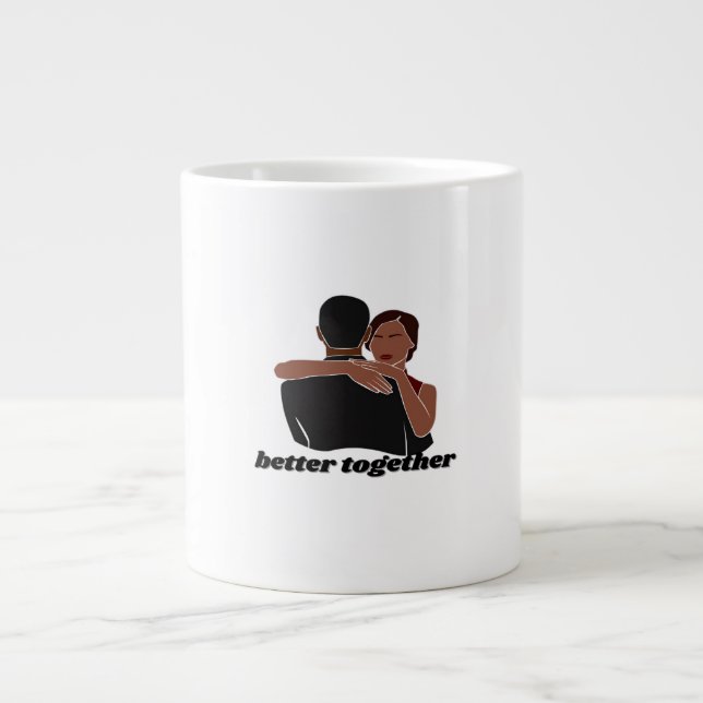 Grande Tasse Better Together Couple Modern Vibe  (Devant)