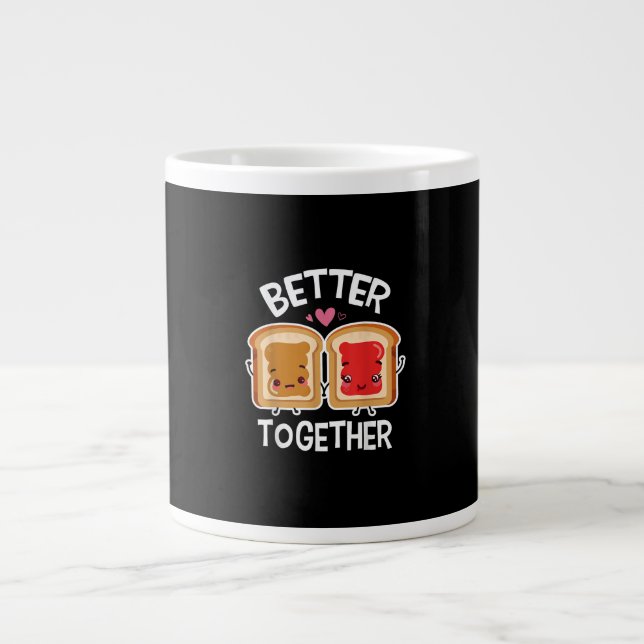 Grande Tasse Better Together Fun Couple Playful Style  (Devant)