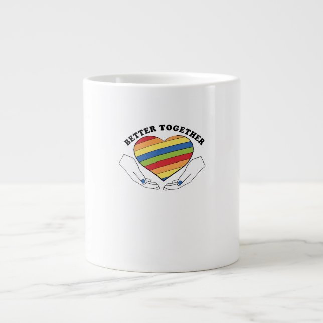 Grande Tasse Better Together Graphics Creative Style  (Devant)