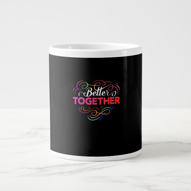 Grande Tasse Better Together Minimal Design  (Devant)
