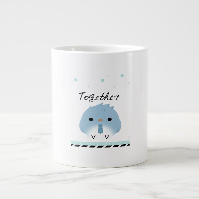 Grande Tasse Better Together Minimal Design  (Devant)