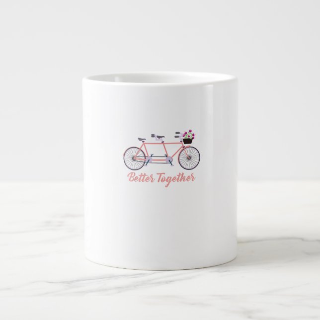 Grande Tasse Better Together Tandem Bicycle Together Modern De (Devant)