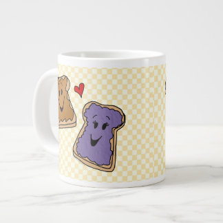 Grande Tasse Beurre d'arachide et meilleurs amis de la gelée