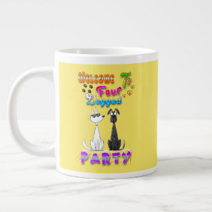 Grande Tasse Bienvenue À Quatre Legs Party