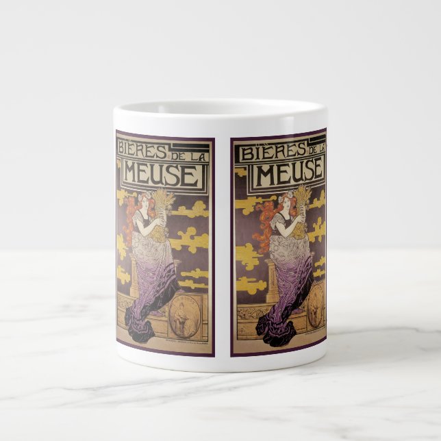 Grande Tasse Biere de la Meuse par Marc Auguste Bastard (Devant)