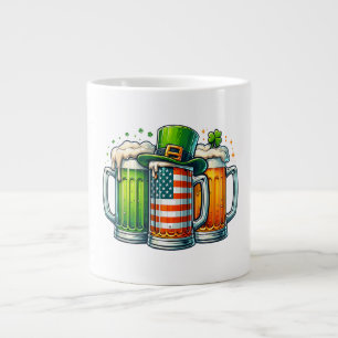 Grande Tasse Bières Irlandaises Irlande Saint-Patrick Fête de l