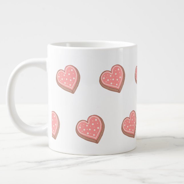 Grande Tasse Biscuits en forme de cœur (Gauche)