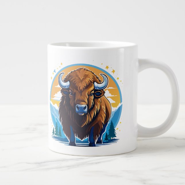 Grande Tasse bison d'Amérique (Droite)