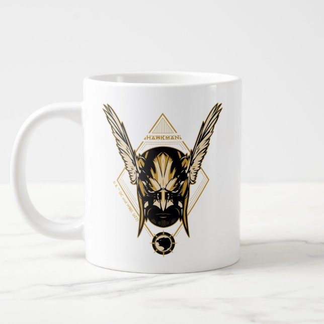 Grande Tasse Black Adam | Hawkman Helmet Graphic (Gauche)