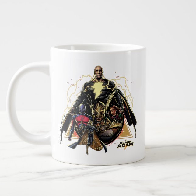 Grande Tasse Black Adam Triangular Group Graphic (Gauche)
