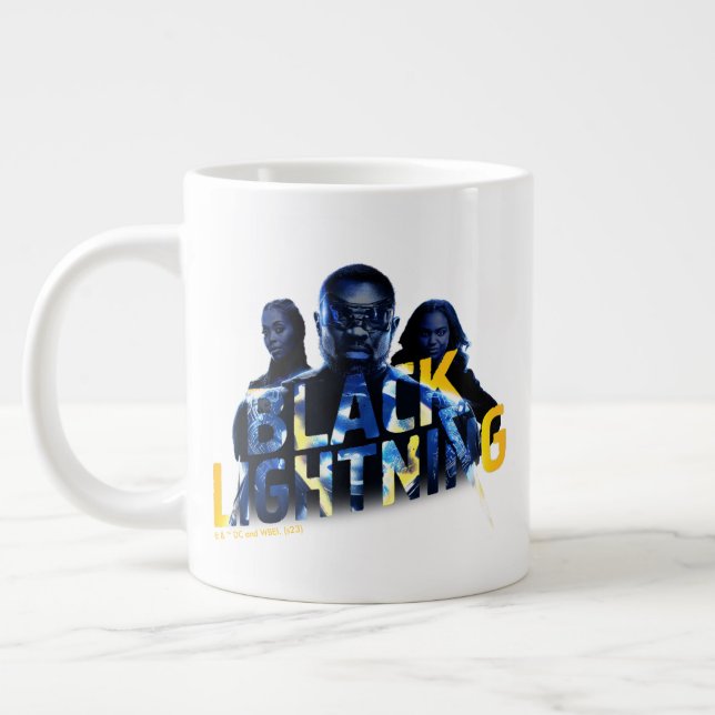 Grande Tasse Black Lightning Heroes (Gauche)
