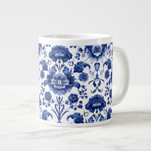 Grande Tasse Bleu floral