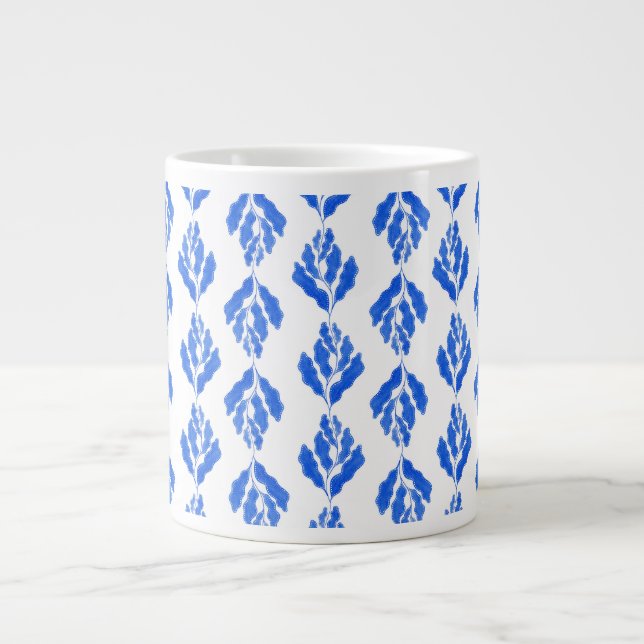 Grande Tasse Bleu Méditerranée (Devant)