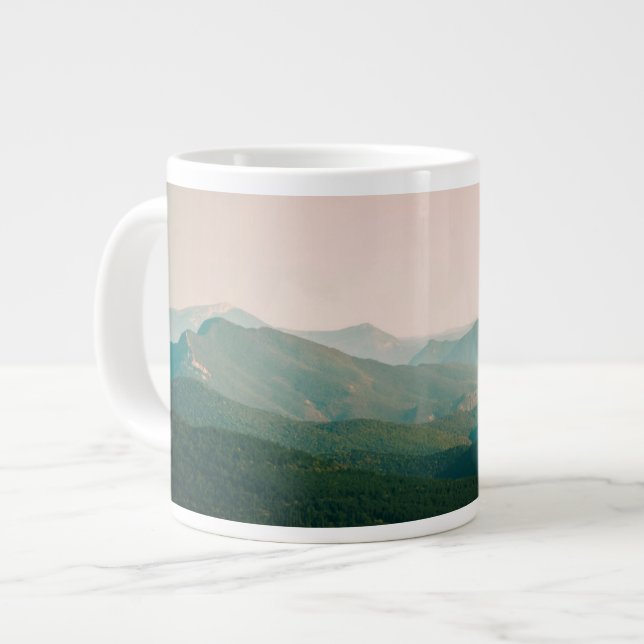 Grande Tasse Bleu par les montagnes (Devant gauche)