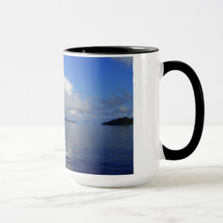 Grande tasse bleue du Costa Rica