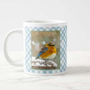 Grande Tasse Bleuet de l'Est en neige - Photo originale