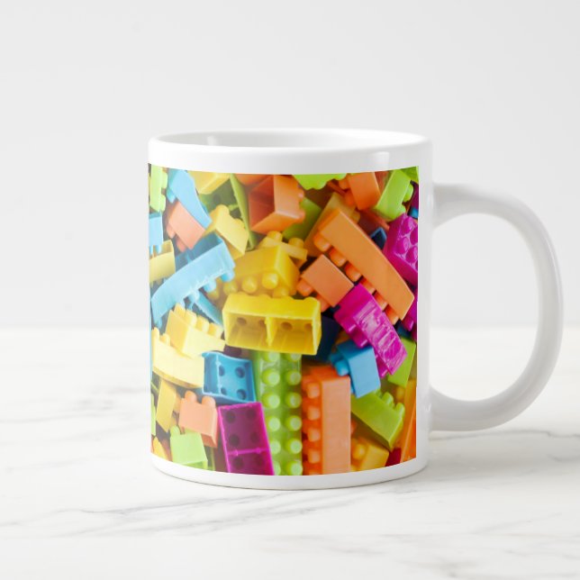 Grande Tasse Blocs en plastique néon (Droite)