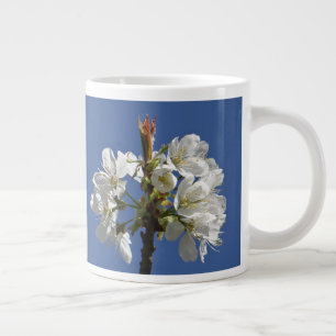 Grande Tasse Bloom du printemps blanc