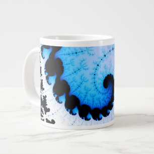 Grande Tasse Blue Wave - Art fractal