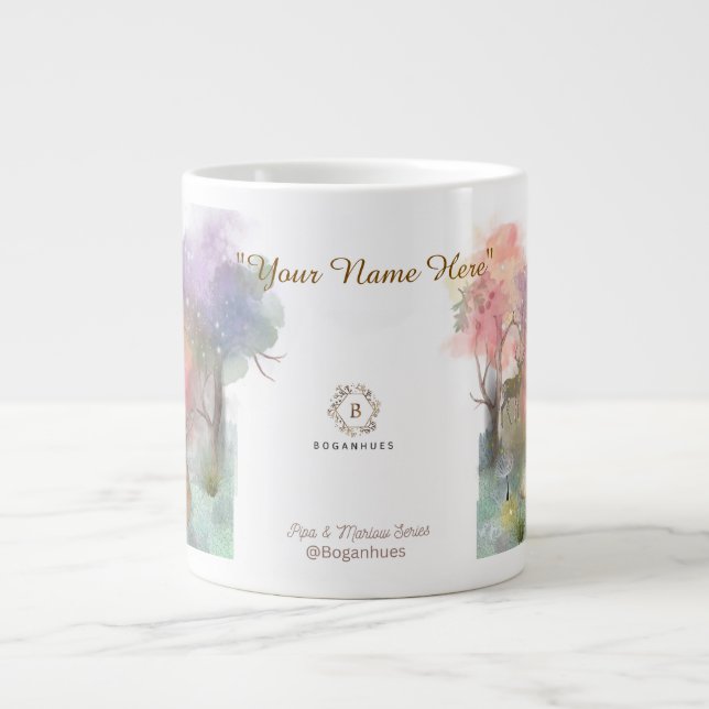 Grande Tasse Boganhues série "Pipa & Marlow" (Devant)