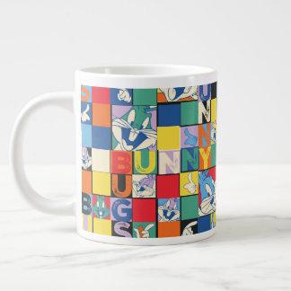 Grande Tasse BOGS BUNNY™ Nom coloré et Vérificateur de visage
