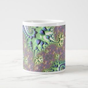 Grande Tasse Boho Hippie Super brillant coloré arc-en-ciel frac