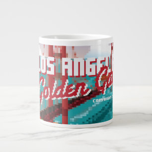 Grande Tasse Boîtier de jeu vidéo classique L.A Golden Gate des