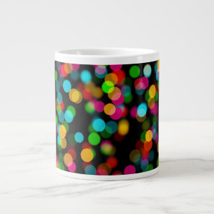 Grande Tasse Bokeh design coloré