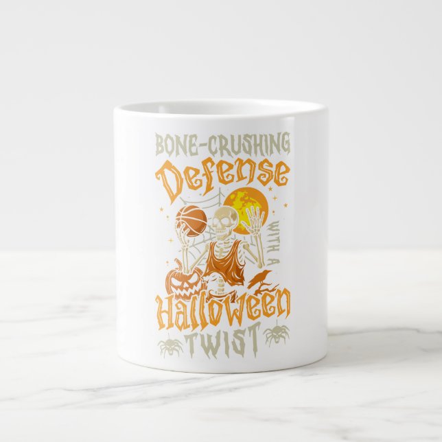 Grande Tasse Bone Crushing Defense Sports Halloween (Devant)