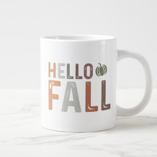 Grande Tasse Bonjour Automne