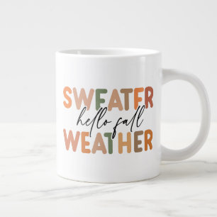 Grande Tasse Bonjour automne   Météo du sucre