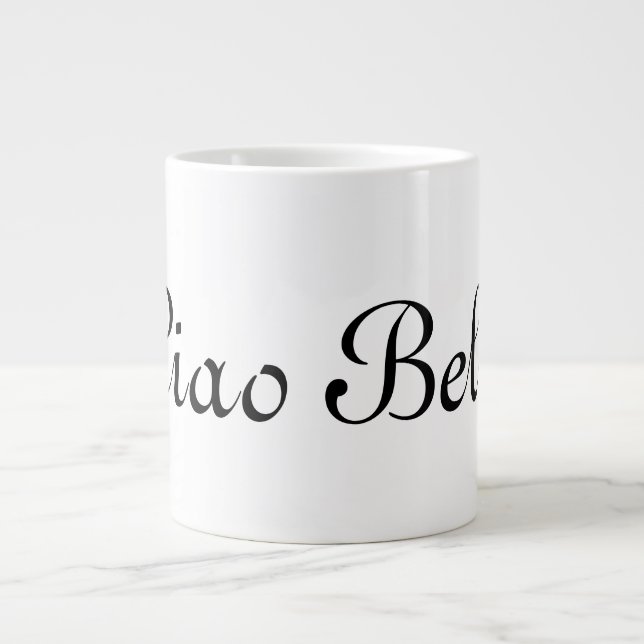 Grande Tasse Bonjour beau (Devant)