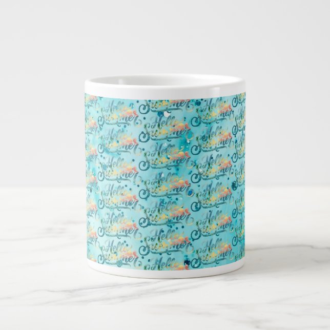 Grande Tasse Bonjour l'été (Devant)