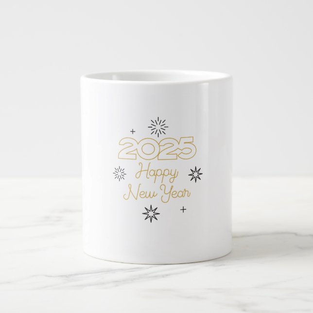 Grande Tasse Bonne année 2025 (Devant)