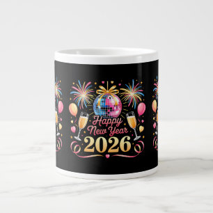 Grande Tasse Bonne année 2026 Nouvel An Eve Party compte à rebo