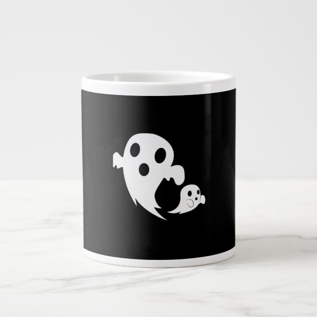 Grande Tasse Boo blanc (Devant)