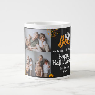 Grande Tasse Boo citrouille jack-o-lanterne Halloween Collage p