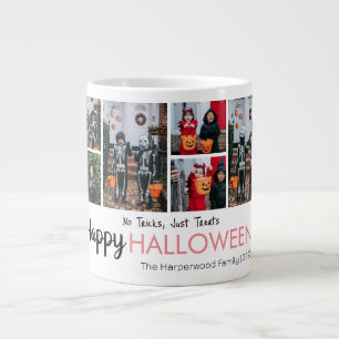Grande Tasse Boo citrouille jack-o-lanterne Halloween Collage p