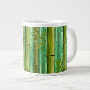 Grande Tasse Bosquet de bambou jungle Verts chauds et frais