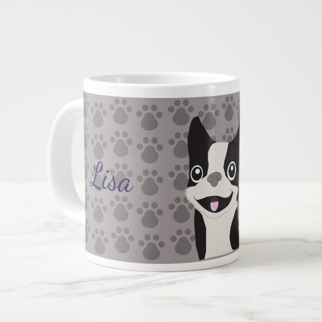 Grande Tasse Boston Terrier (Devant gauche)
