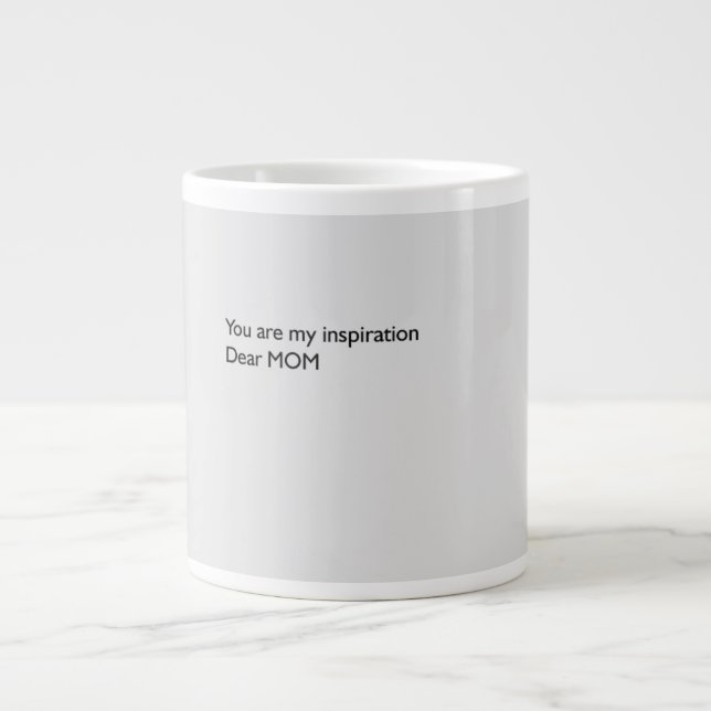 Grande Tasse Bouchon de spécialité (Devant)