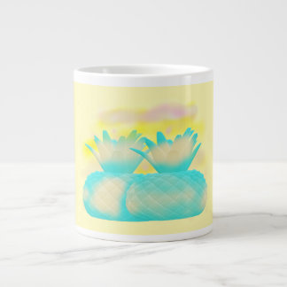 Grande Tasse Boucles de fruits art misty ananas magiques
