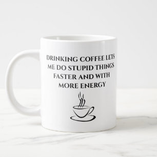 Grande Tasse Boue de spécialités de café humoristique