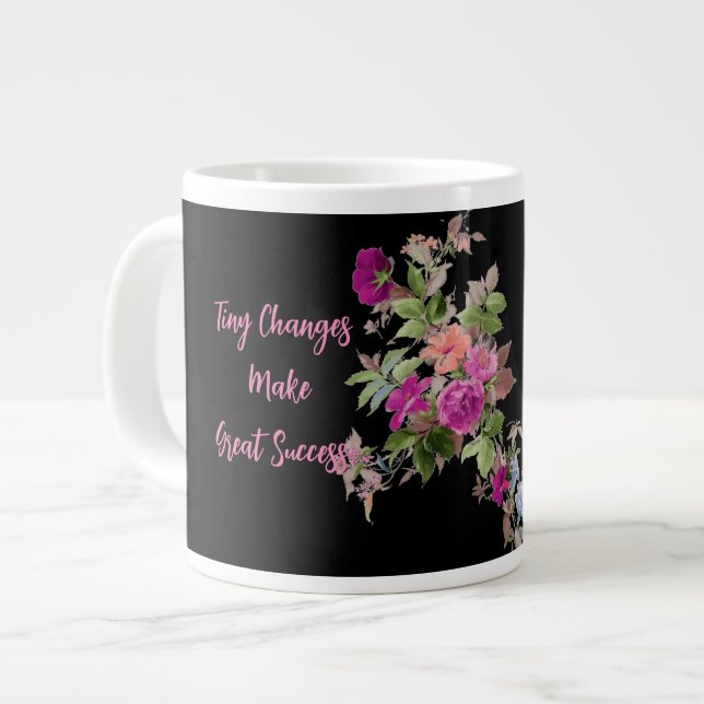 Grande Tasse Boue de spécialités florales noires (Devant gauche)