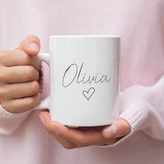 Grande Tasse Boug cadeau personnalisé pour fille avec nom et co (Créateur téléchargé)