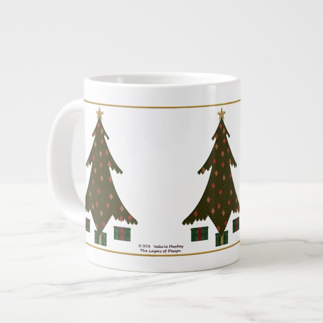 Grande Tasse Boug de spécialités de Noël doré (Devant gauche)